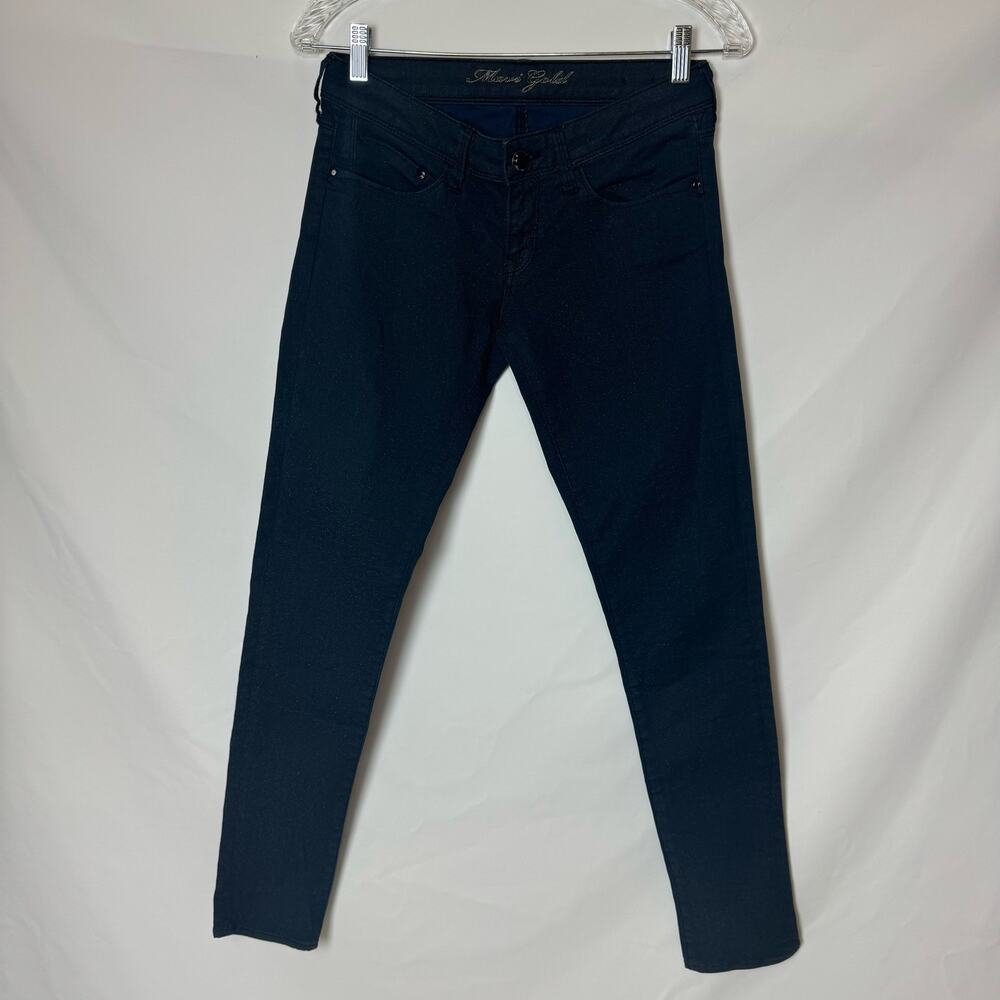 Mavi Gold Serena Low Rise Super Skinny Jeans Women's Shimmering Glitter